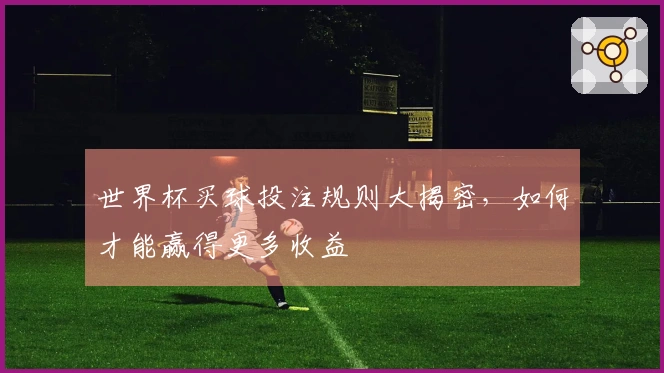 世界杯买球投注规则大揭密，如何才能赢得更多收益