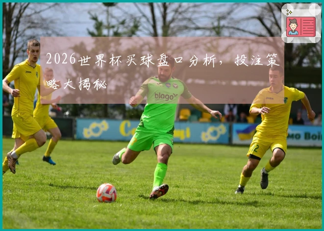 2026世界杯买球盘口分析，投注策略大揭秘