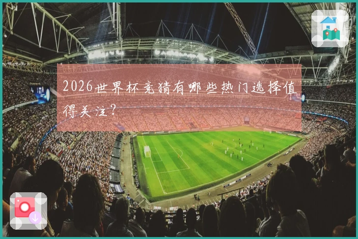 2026世界杯竞猜有哪些热门选择值得关注？