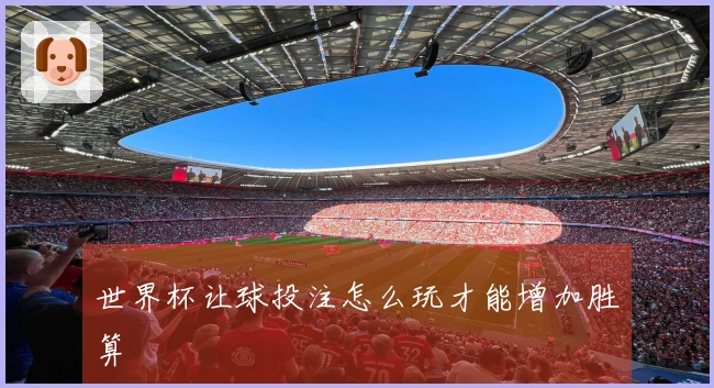 世界杯让球投注怎么玩才能增加胜算